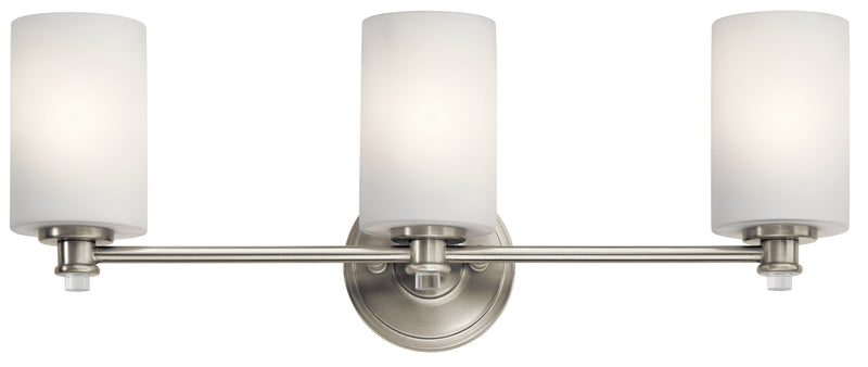 Kichler 45923NI Three Light Bath, Brushed Nickel Finish - LightingWellCo