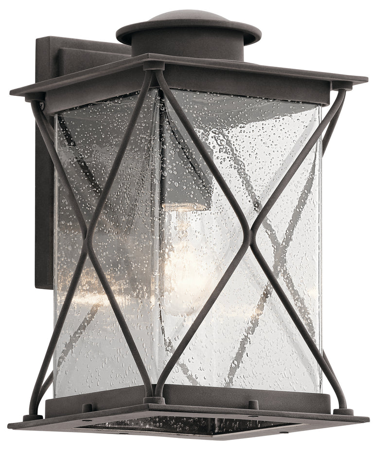 Kichler 49744WZC One Light Outdoor Wall Mount, Weathered Zinc Finish - LightingWellCo