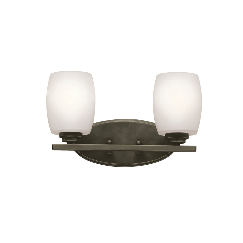 Kichler 5097OZS Two Light Bath, Olde Bronze Finish - LightingWellCo