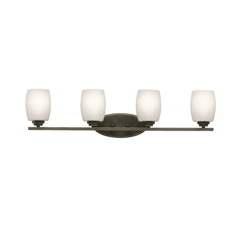 Kichler 5099OZS Four Light Bath, Olde Bronze Finish - LightingWellCo