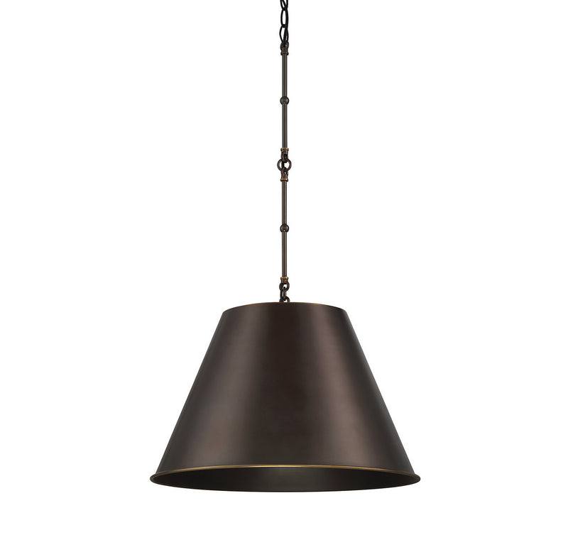 Savoy House Alden 7-131-1-323 One Light Pendant, Old Bronze Finish - LightingWellCo