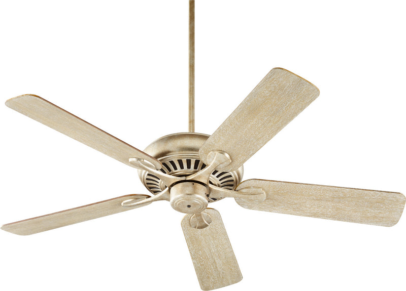 Quorum 91525-60 52``Ceiling Fan, Aged Silver Leaf Finish - LightingWellCo