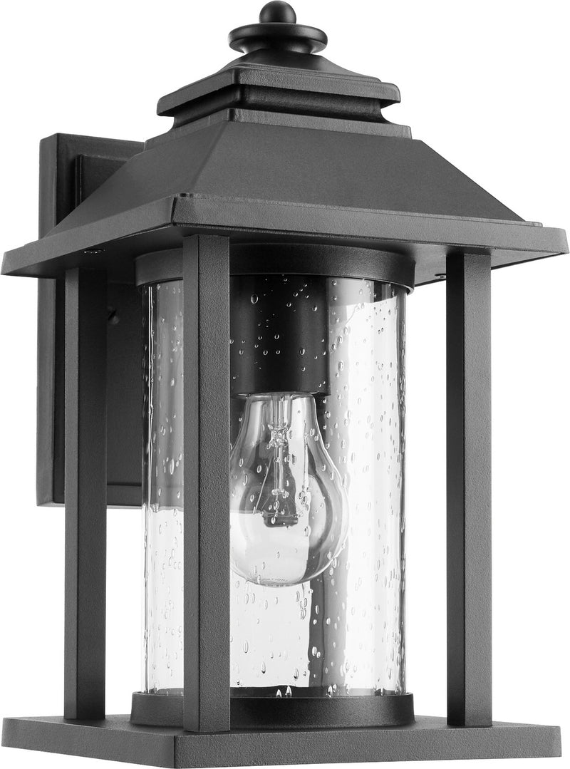 Quorum 7271-69 One Light Outdoor Lantern, Black Finish - LightingWellCo