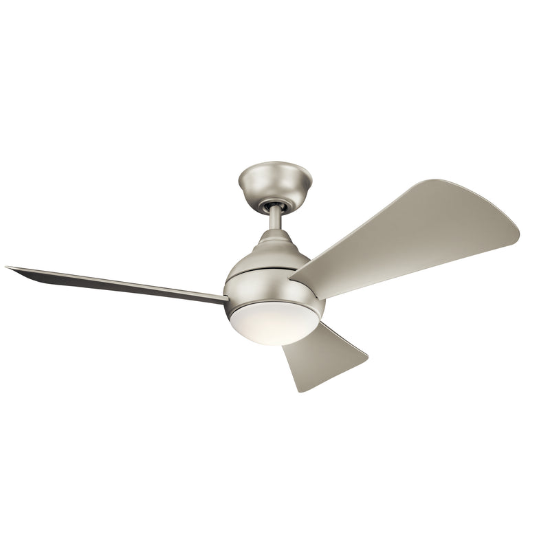 Kichler 330151NI 44``Ceiling Fan, Brushed Nickel Finish - LightingWellCo