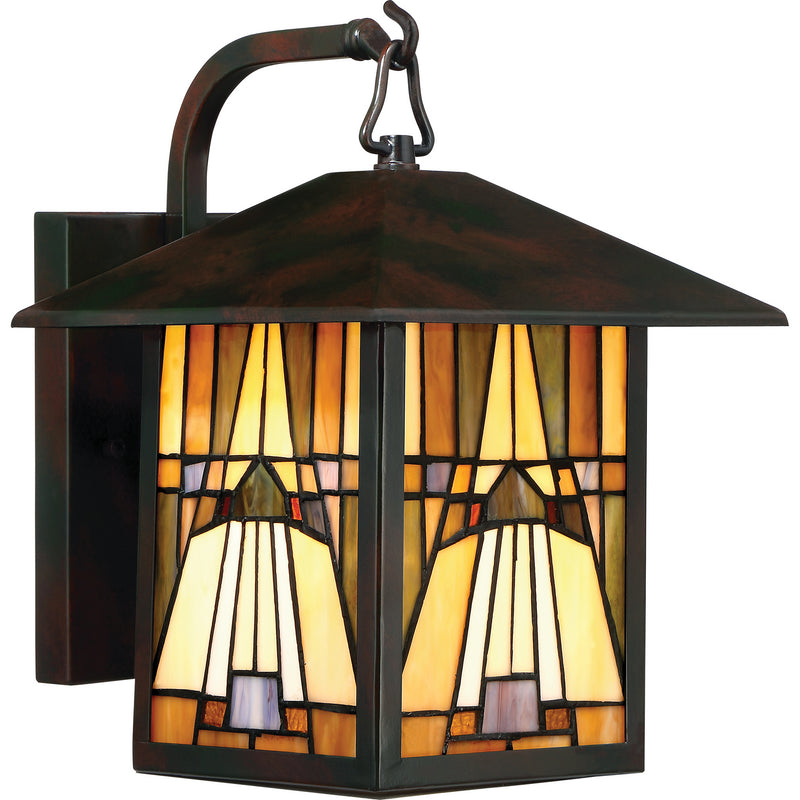 Quoizel TFIK8409VA One Light Outdoor Wall Lantern, Valiant Bronze Finish - LightingWellCo