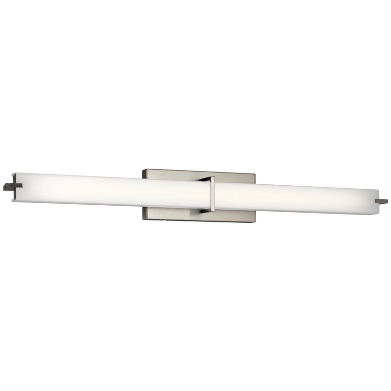 Kichler 11147NILED LED Linear Bath, Brushed Nickel Finish - LightingWellCo