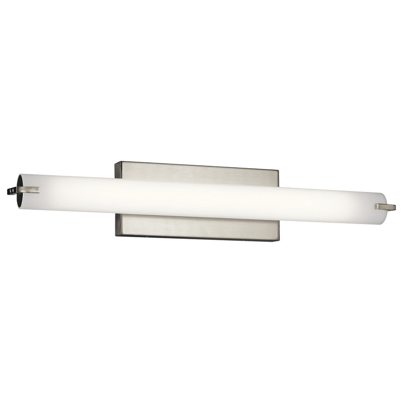 Kichler 11149NILED LED Linear Bath, Brushed Nickel Finish - LightingWellCo