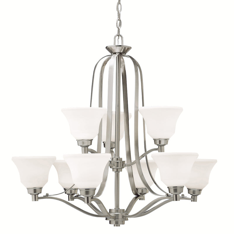 Kichler 1784NIL18 LED Chandelier, Brushed Nickel Finish - LightingWellCo