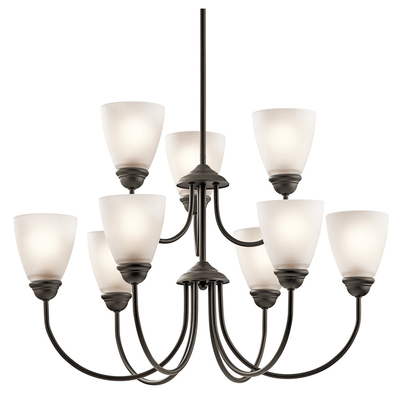 Kichler 43639OZL18 LED Chandelier, Olde Bronze Finish - LightingWellCo