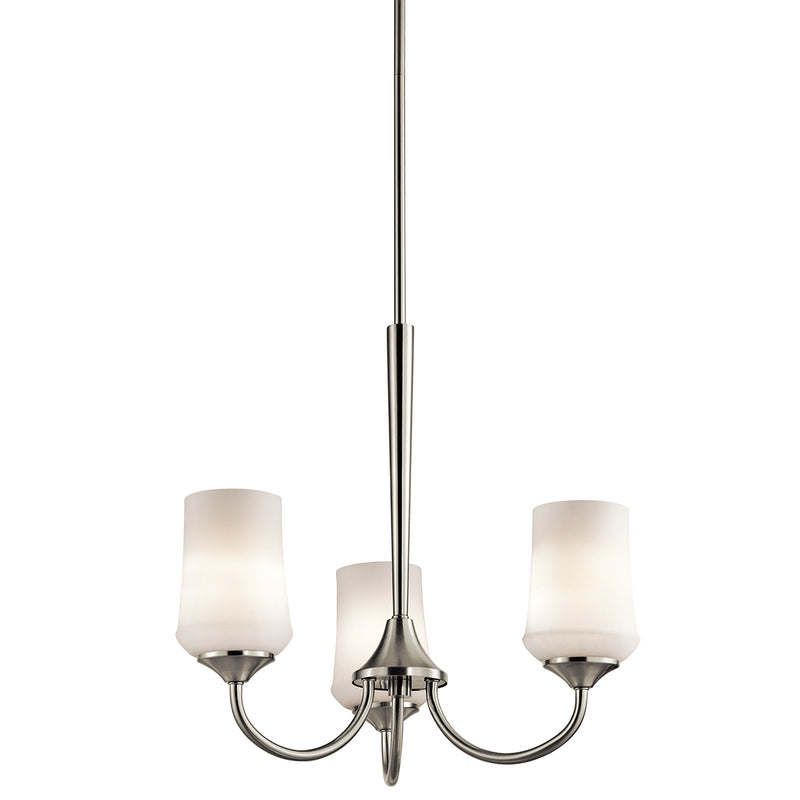 Kichler 43664NIL18 LED Chandelier, Brushed Nickel Finish - LightingWellCo