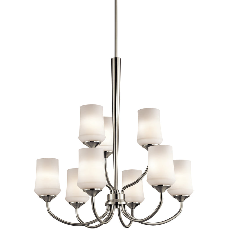 Kichler 43666NIL18 LED Chandelier, Brushed Nickel Finish - LightingWellCo