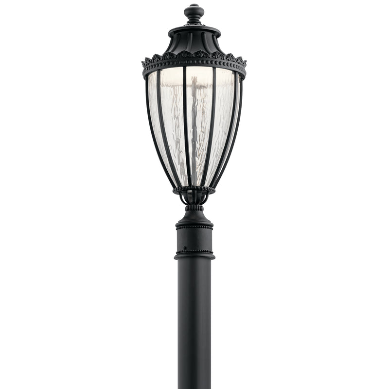 Kichler 49756BKTLED LED Outdoor Post Mount, Textured Black Finish - LightingWellCo