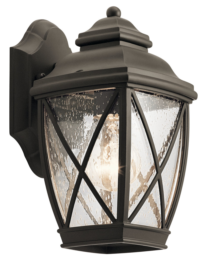 Kichler 49840OZ One Light Outdoor Wall Mount, Olde Bronze Finish - LightingWellCo