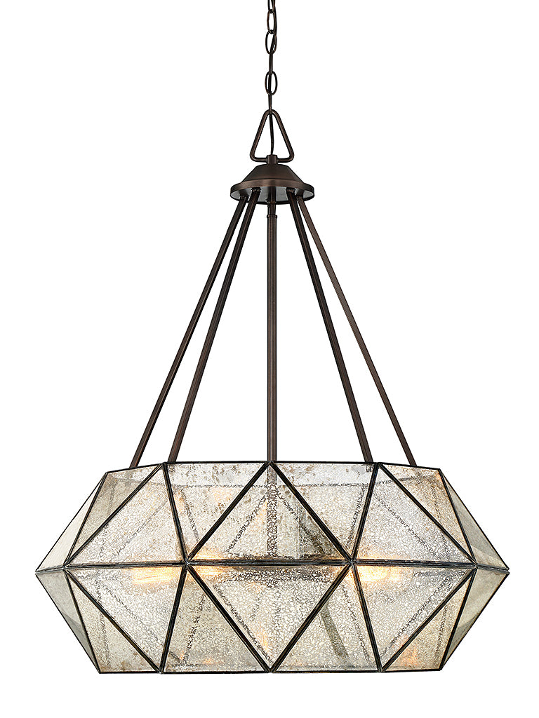 Savoy House Tartan 7-9009-5-28 Five Light Pendant, Oiled Burnished Bronze Finish - LightingWellCo