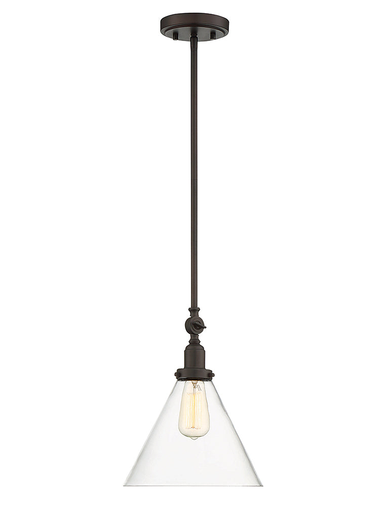 Savoy House Drake 7-9132-1-13 One Light Pendant, English Bronze Finish - LightingWellCo