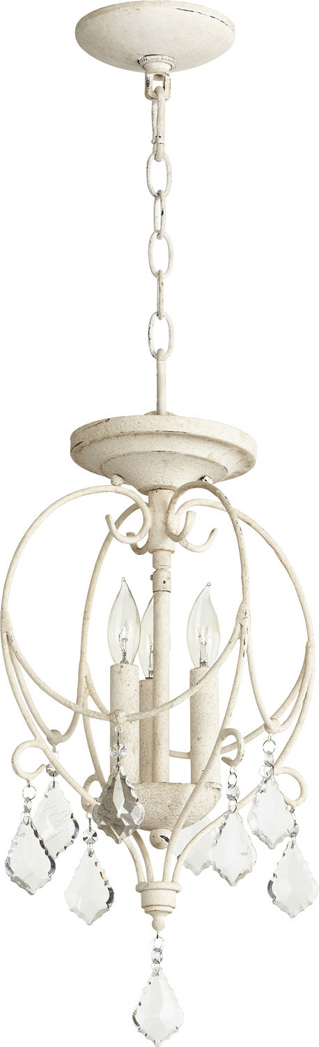 Quorum 2705-10-70 Three Light Dual Mount, Persian White Finish - LightingWellCo