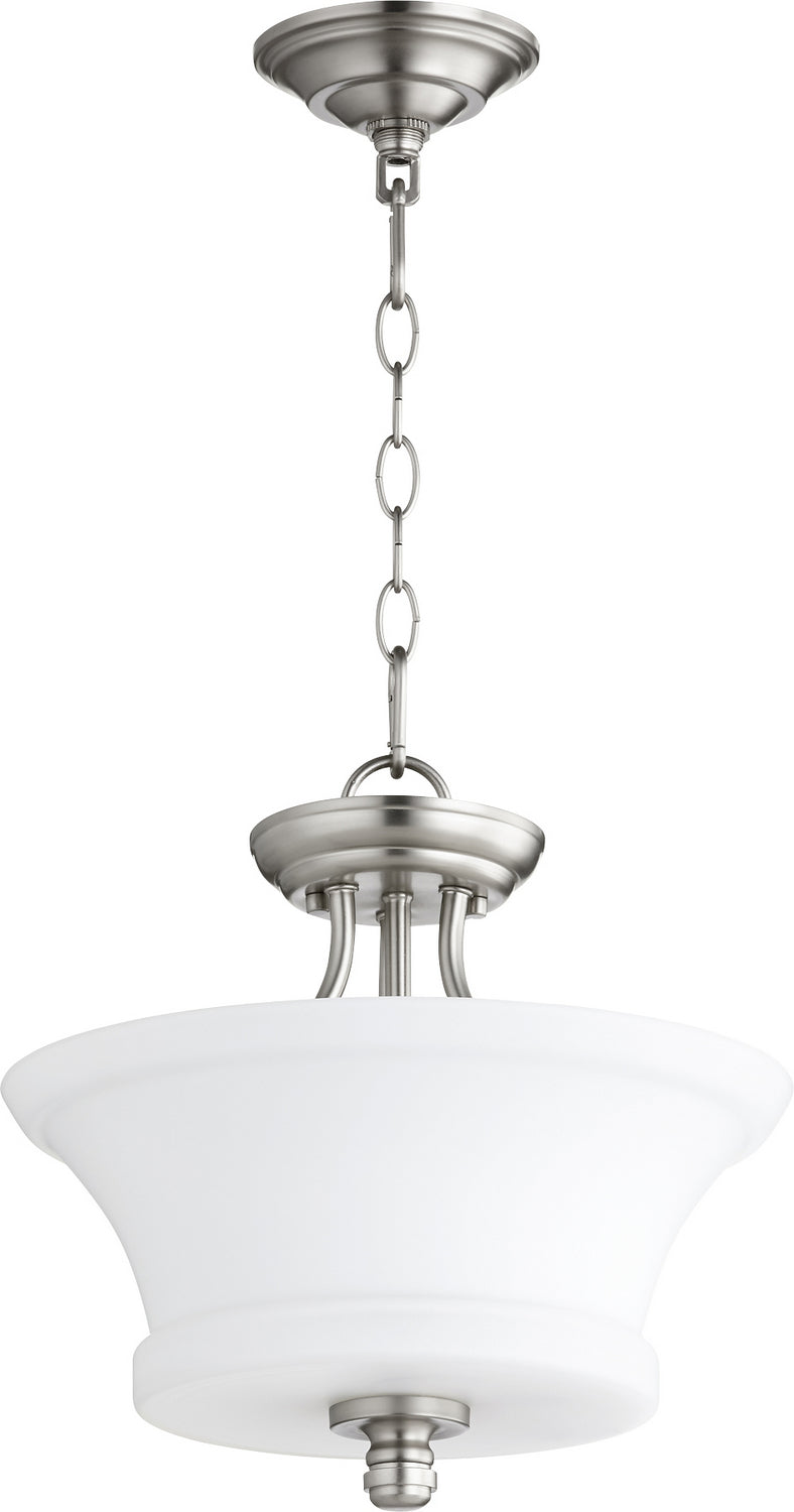 Quorum 2922-13-65 Two Light Dual Mount, Satin Nickel Finish - LightingWellCo