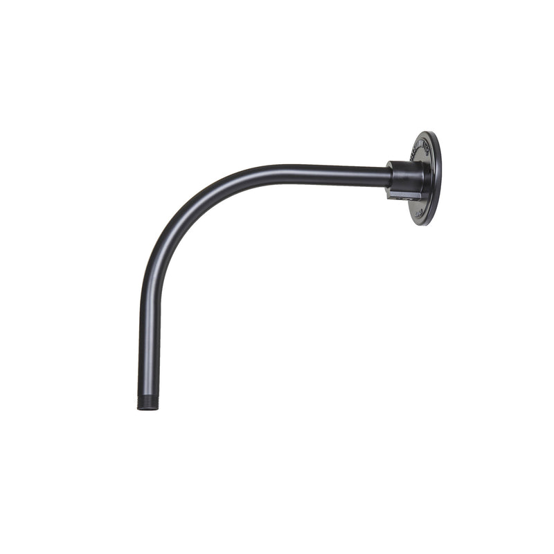 Millennium RGN12-ASB Goose Neck, Aluminum Satin Black Finish-LightingWellCo