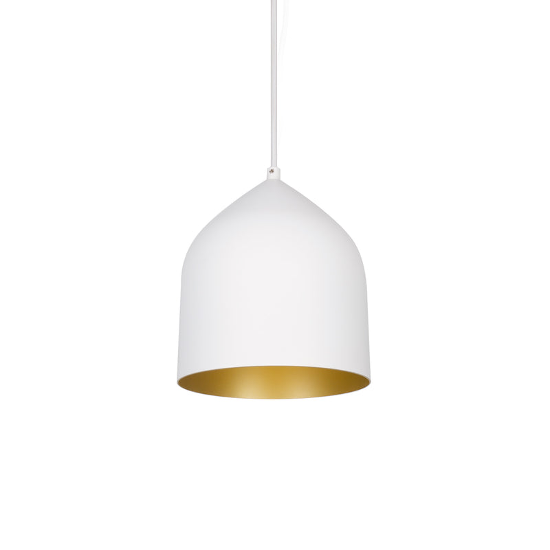 Kuzco Lighting Helena PD9108-WH/GD LED Pendant, White/Gold Finish - LightingWellCo