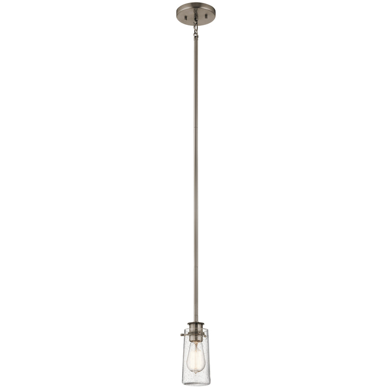 Kichler 43060CLP One Light Mini Pendant, Classic Pewter Finish - LightingWellCo