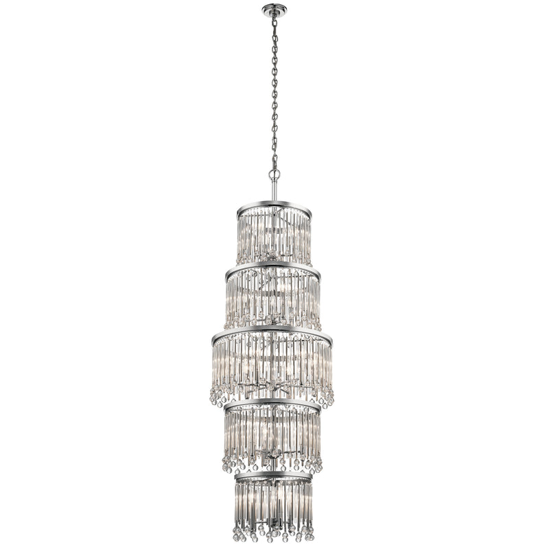 Kichler 43758CH 18 Light Chandelier, Chrome Finish - LightingWellCo