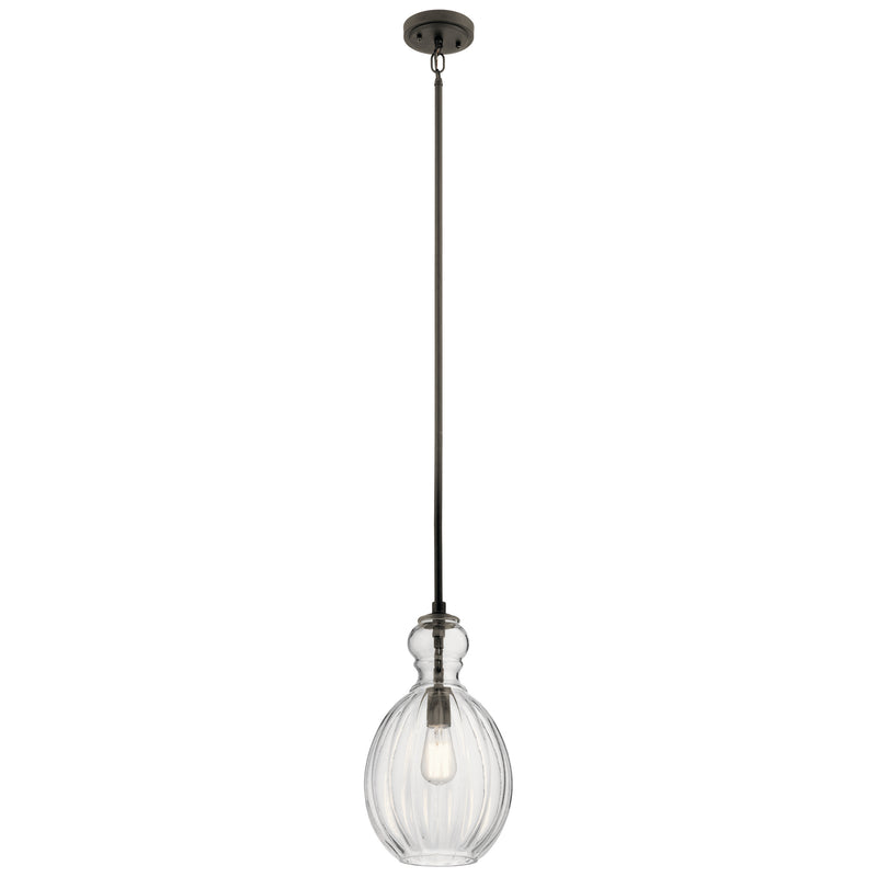 Kichler 43953OZ One Light Pendant, Olde Bronze Finish - LightingWellCo