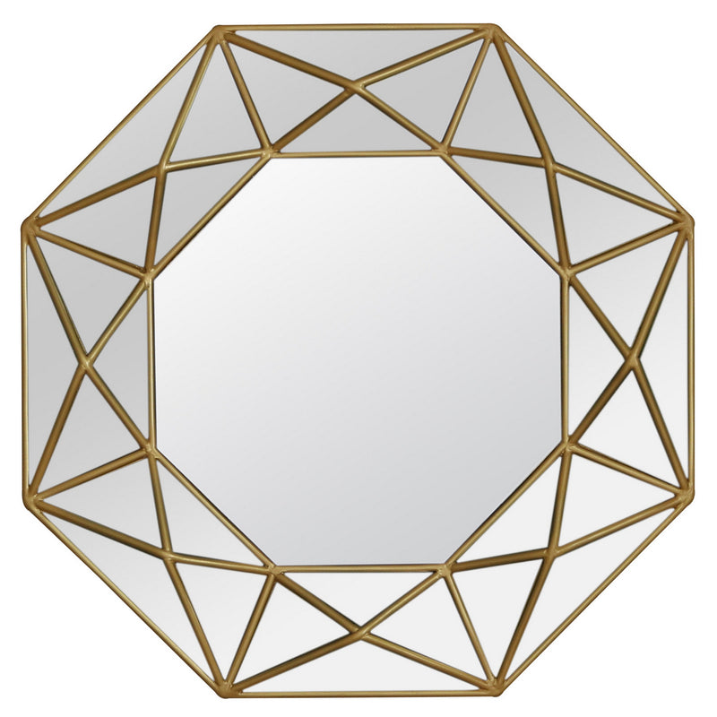 Varaluz 408A02 Mirror, Aged Gold Finish - LightingWellCo