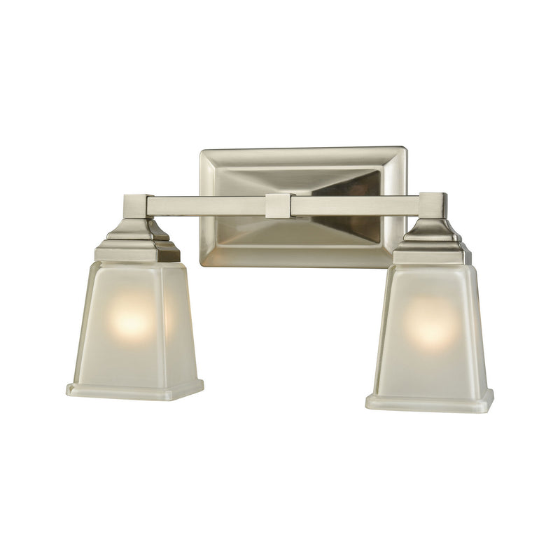 ELK Home CN573211 Two Light Bath Bar, Brushed Nickel Finish - At LightingWellCo