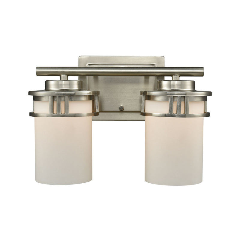 ELK Home CN578212 Two Light Bath Bar, Brushed Nickel Finish - At LightingWellCo