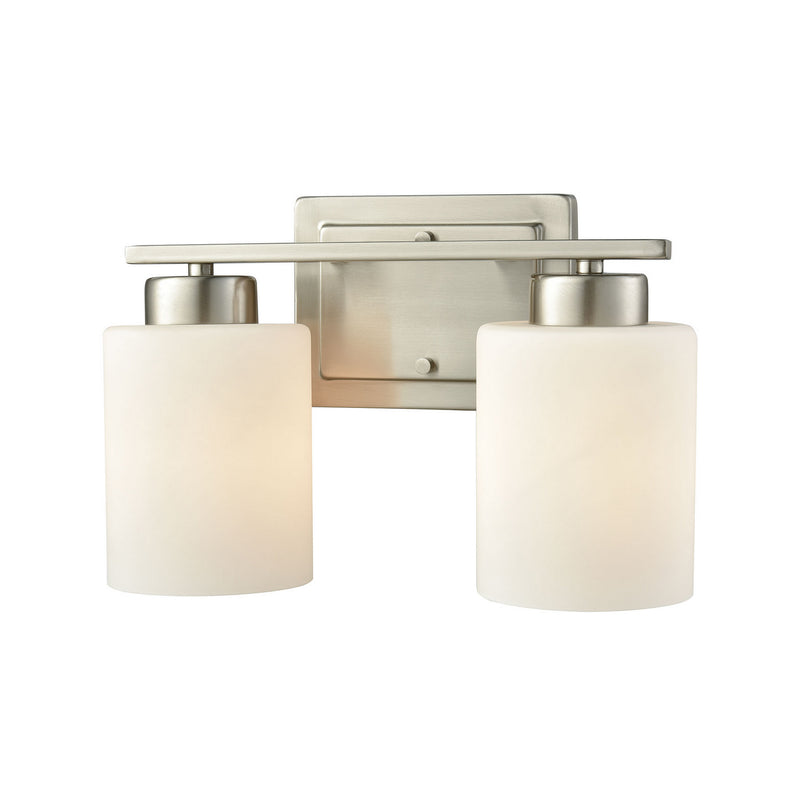 ELK Home CN579212 Two Light Bath Bar, Brushed Nickel Finish - At LightingWellCo