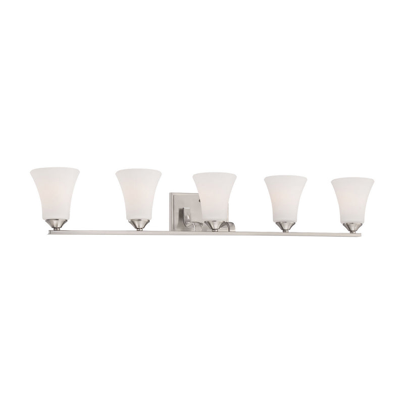 ELK Home TV0022217 Five Light Wall Lamp, Brushed Nickel Finish - At LightingWellCo