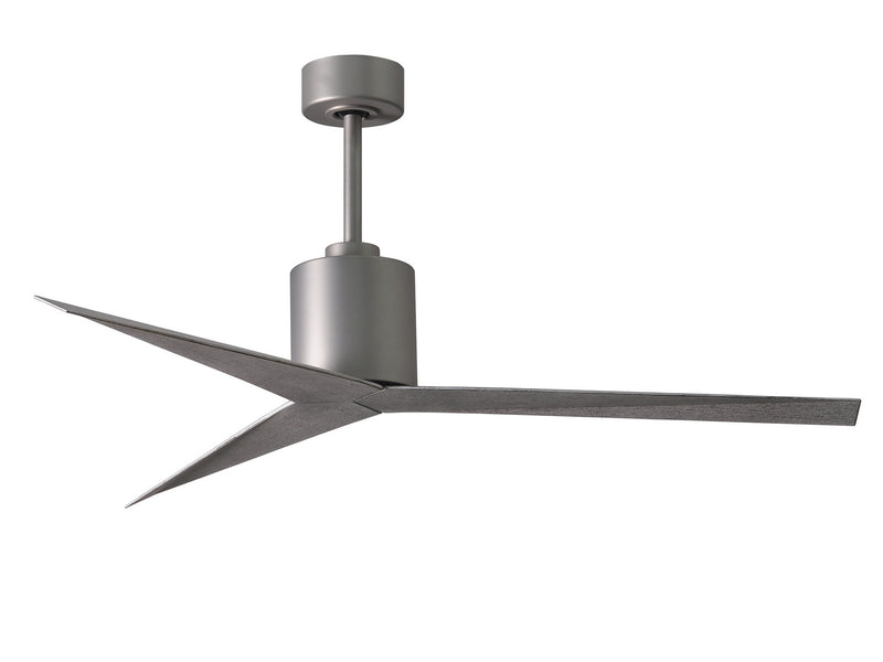 Matthews Fan Company Eliza EK-BN-BW Ceiling Fan, Brushed Nickel Finish - LightingWellCo