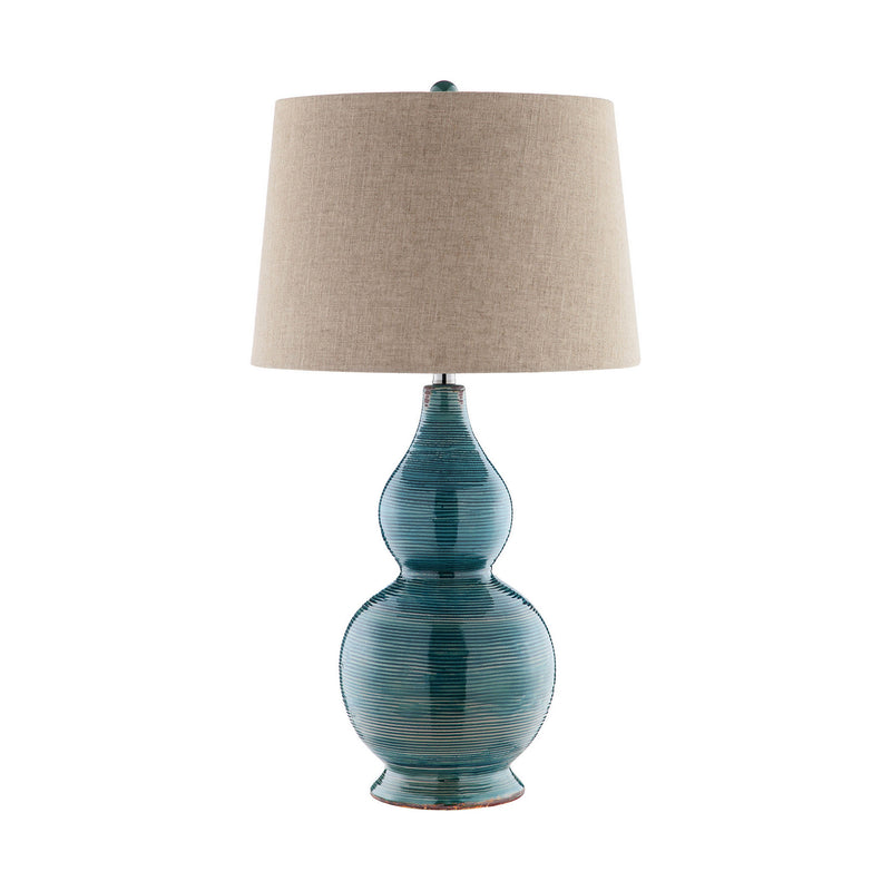 ELK Home 99784 One Light Table Lamp, Blue Finish-LightingWellCo