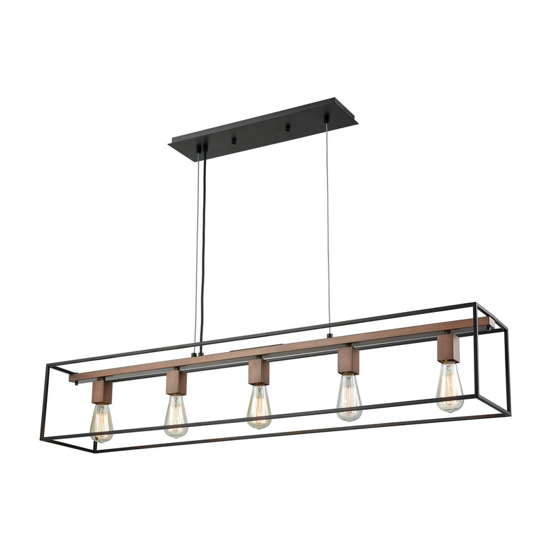 ELK Home 14463/5 Five Light Chandelier, Oil Rubbed Bronze Finish - At LightingWellCo