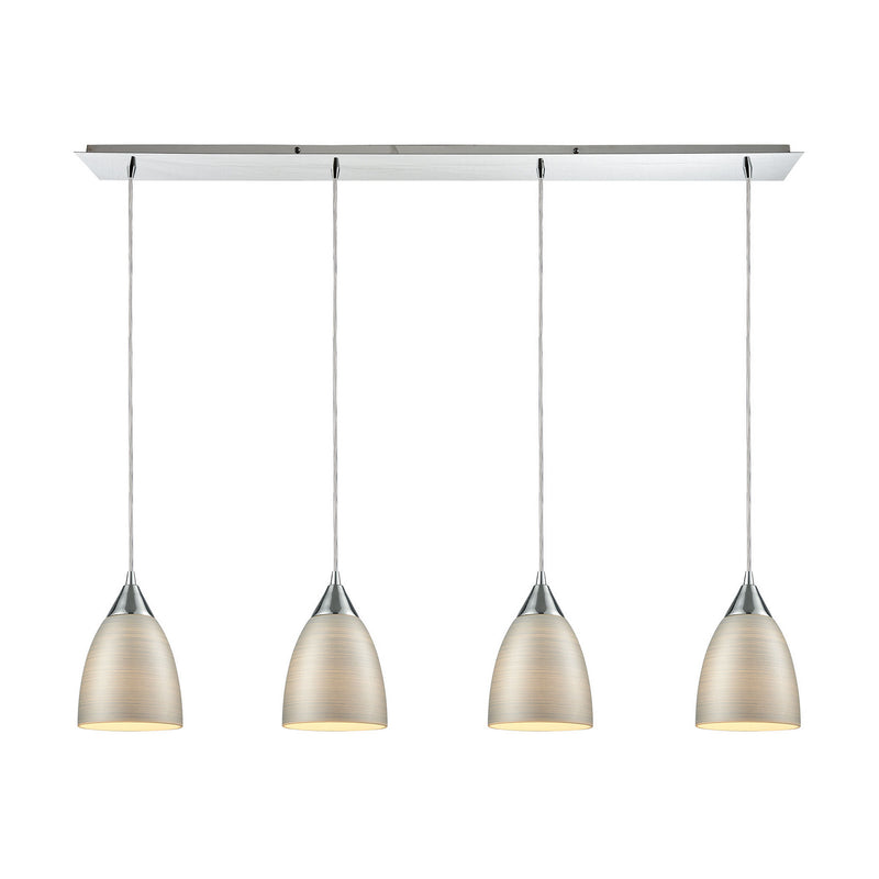 ELK Home 56530/4LP Four Light Pendant, Polished Chrome Finish-LightingWellCo