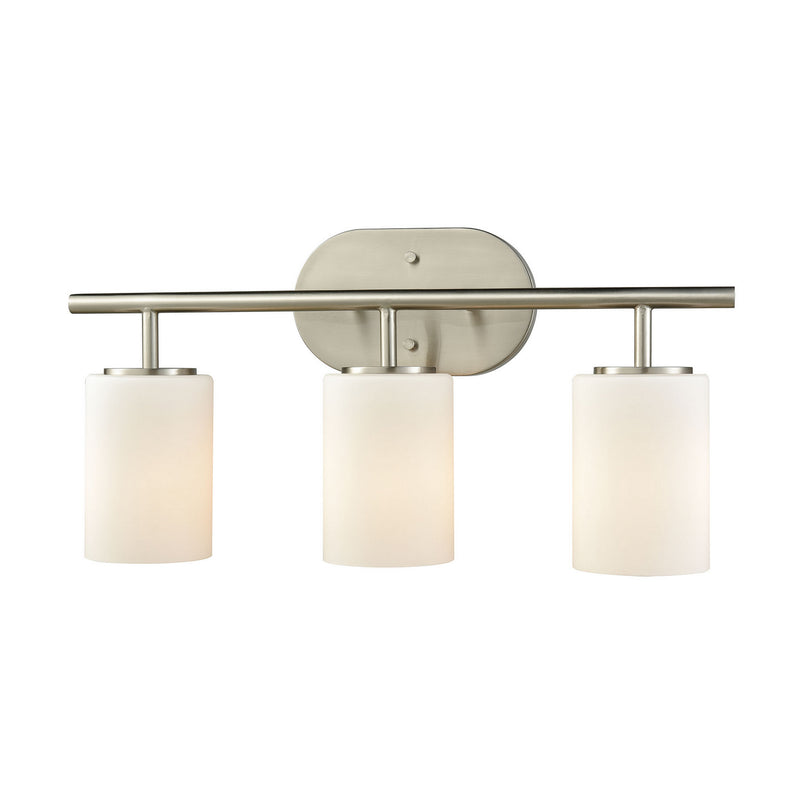 ELK Home 57132/3 Three Light Vanity, Satin Nickel Finish - At LightingWellCo