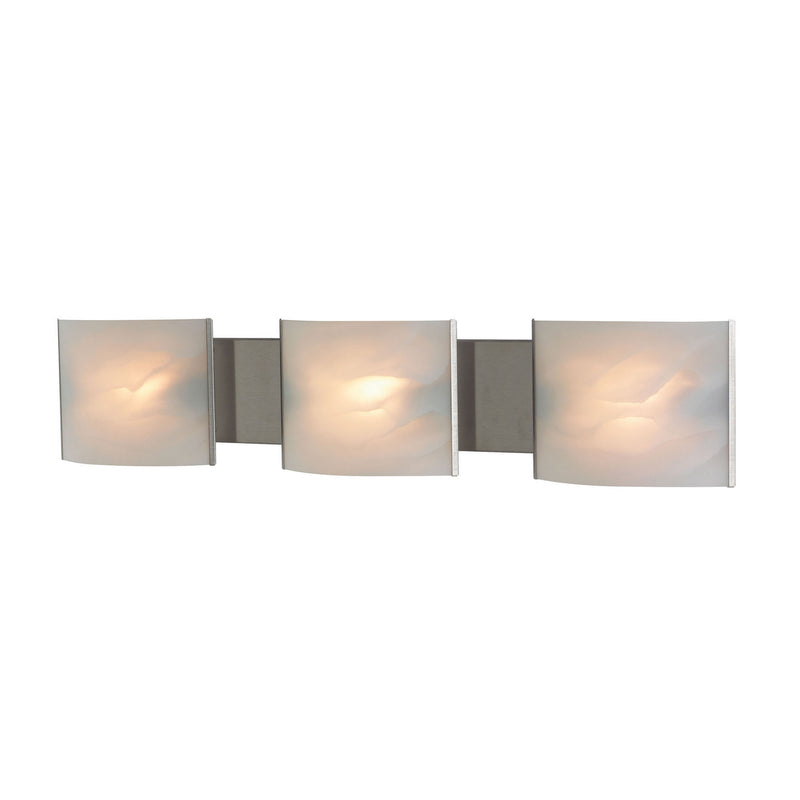 ELK Home BV713-6-16 Three Light Vanity, Stainless Steel Finish-LightingWellCo