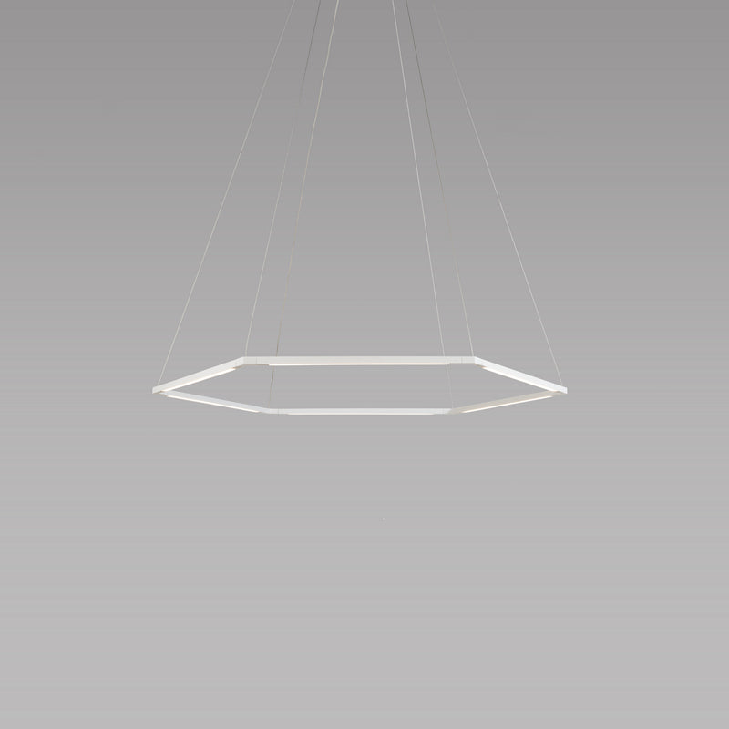 Koncept ZBP-16-H-SW-MWT-CNP LED Pendant, Matte White Finish - LightingWellCo