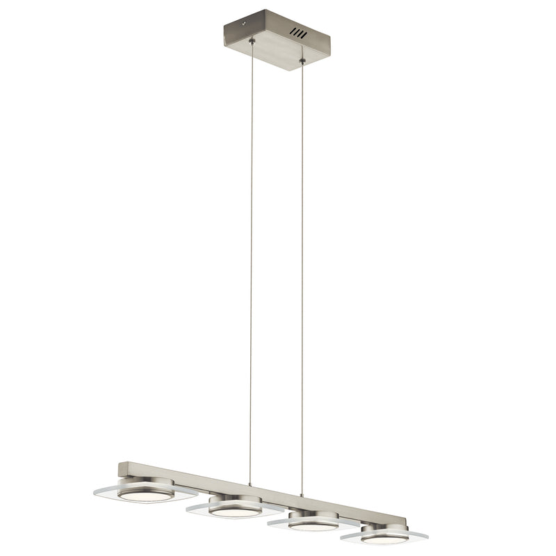 Kichler 83945 LED Linear Pendant, Brushed Nickel Finish - LightingWellCo