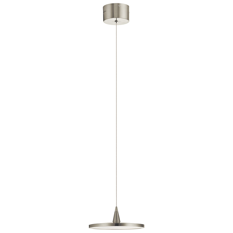 Kichler 83963 LED Mini Pendant, Brushed Nickel Finish - LightingWellCo