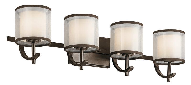 Kichler 45452MIZ Four Light Bath, Mission Bronze Finish - LightingWellCo