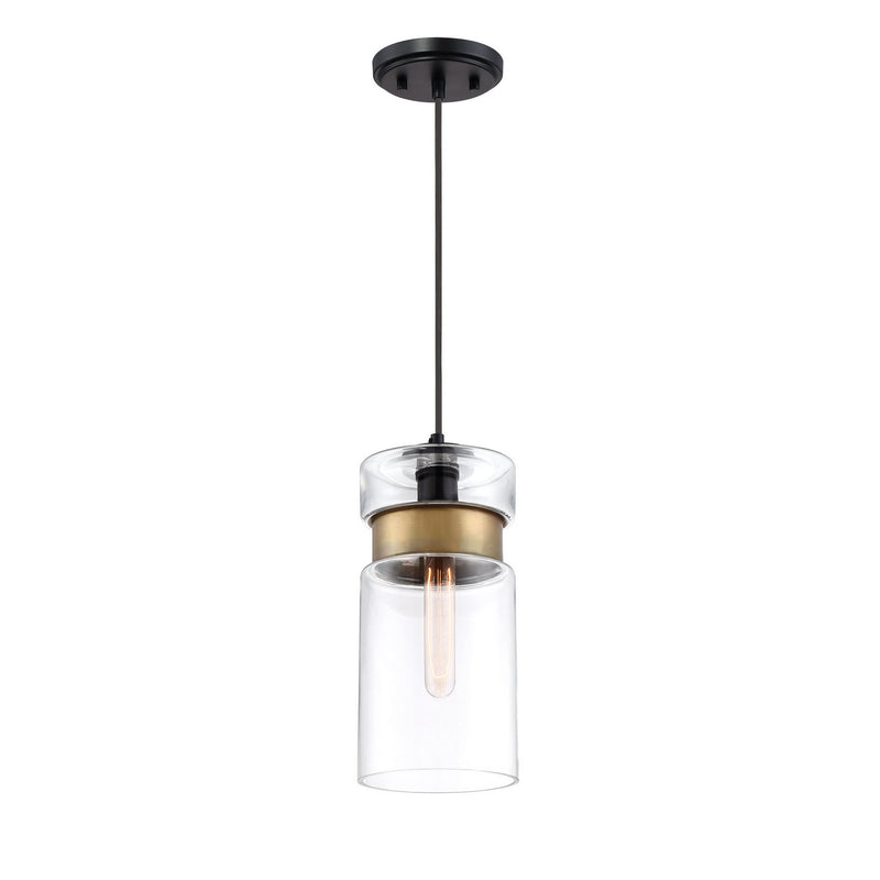 Quoizel GTG1506K One Light Mini Pendant, Mystic Black Finish - LightingWellCo