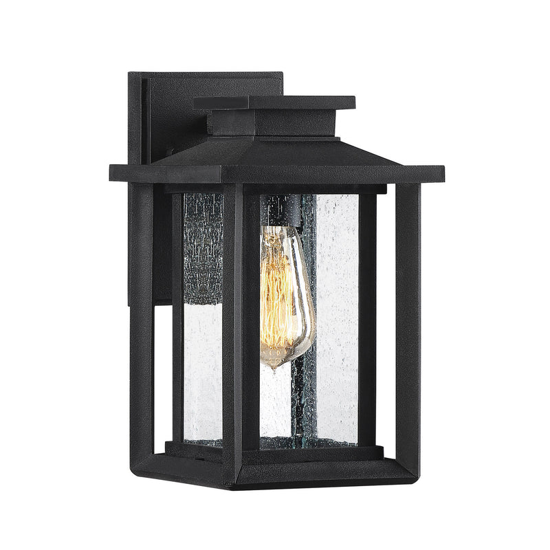 Quoizel WKF8407EK One Light Outdoor Wall Lantern, Earth Black Finish - LightingWellCo