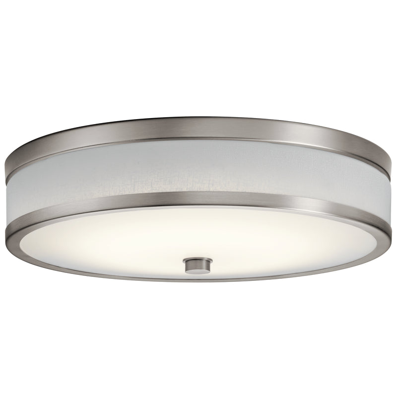 Kichler 11303CPLED LED Flush Mount, Champagne Finish - LightingWellCo