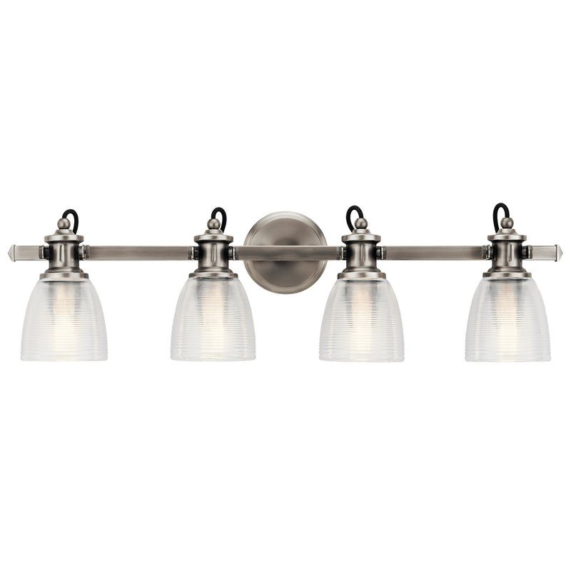 Kichler 45874CLP Four Light Bath, Classic Pewter Finish - LightingWellCo