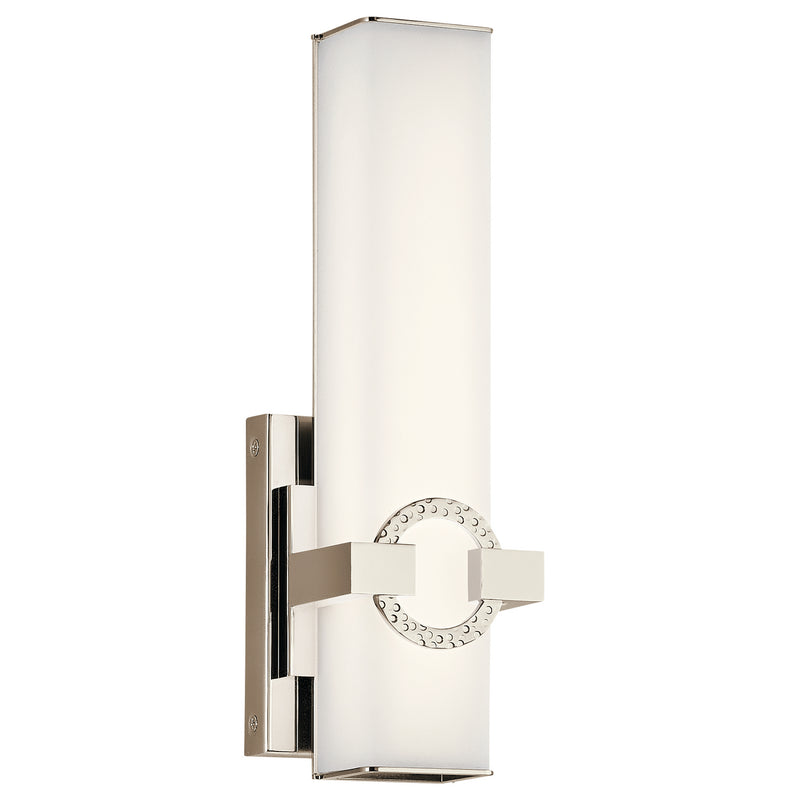 Kichler 45876PNLED LED Wall Sconce, Polished Nickel Finish - LightingWellCo