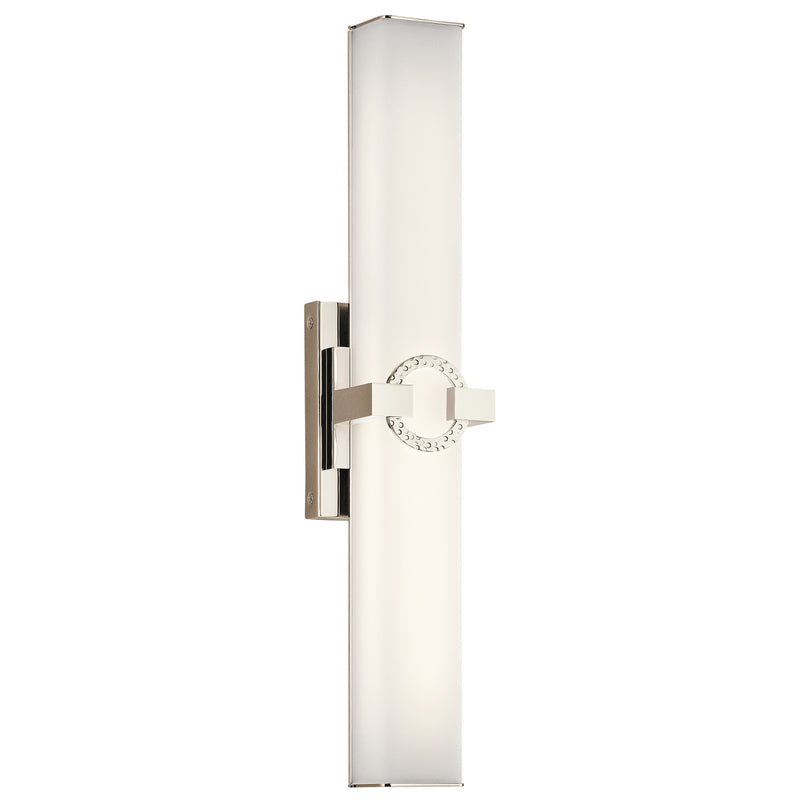 Kichler 45877PNLED LED Linear Bath, Polished Nickel Finish - LightingWellCo