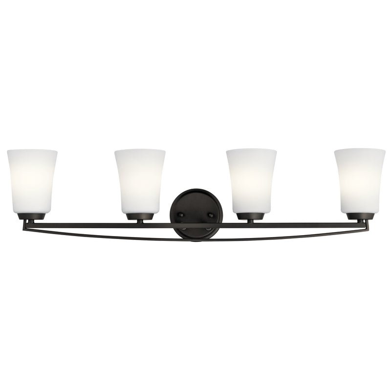 Kichler 45891OZ Four Light Bath, Olde Bronze Finish - LightingWellCo