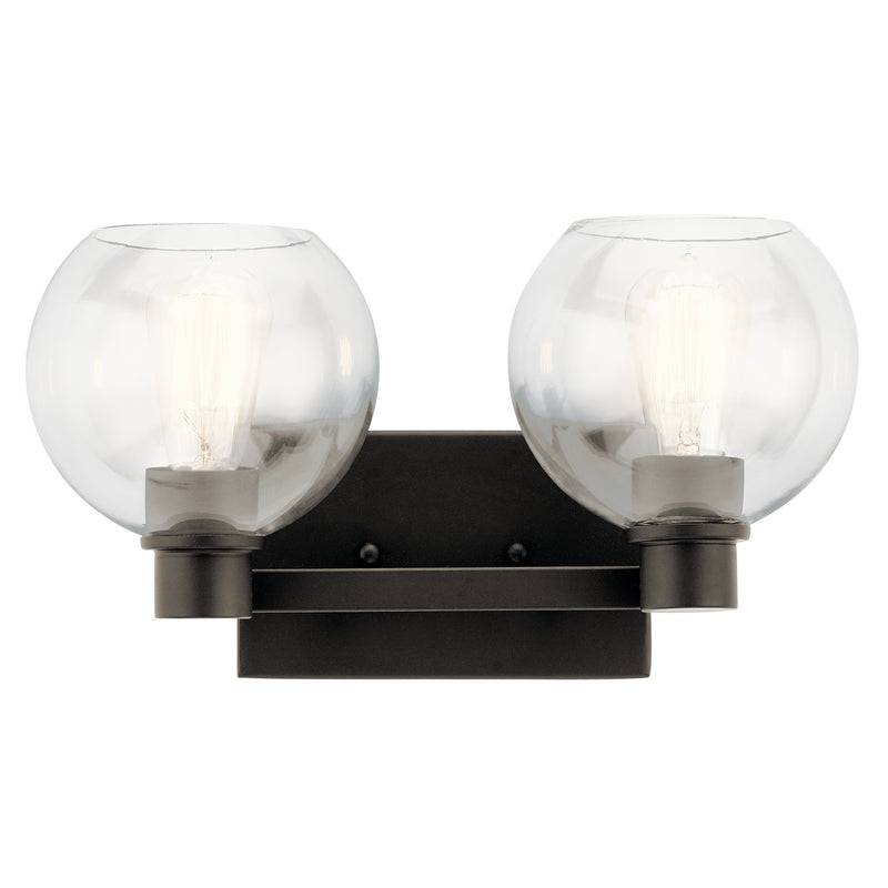 Kichler 45893OZ Two Light Bath, Olde Bronze Finish - LightingWellCo