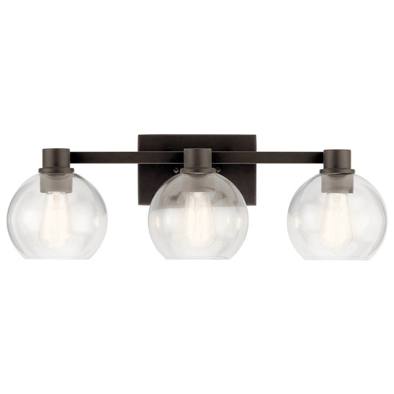 Kichler 45894OZ Three Light Bath, Olde Bronze Finish - LightingWellCo